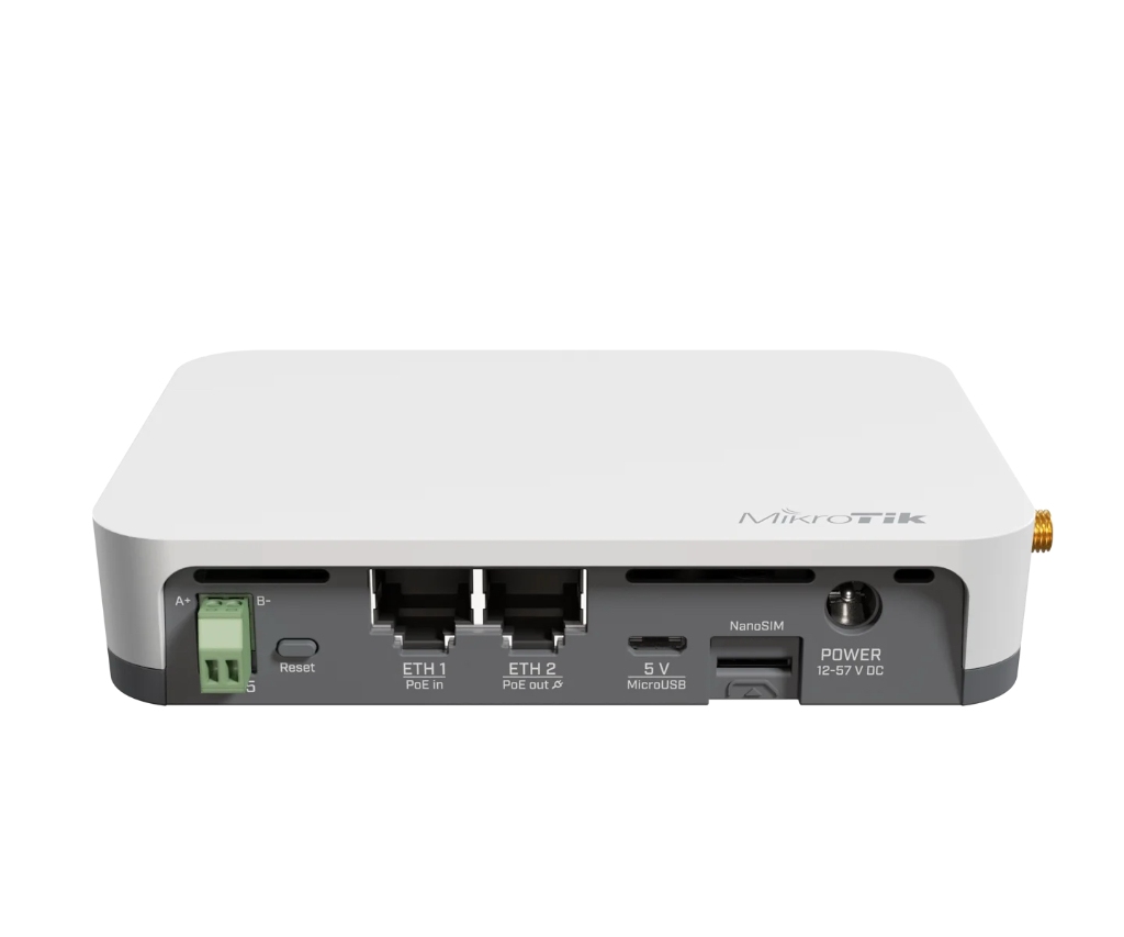 MikroTik LoRa IoT Gateway KNOT LR8G Kit - GPS, LTE CAT-M1/NB2 ve PoE Destekli Akıllı Endüstriyel Saha Ağ Geçidi
