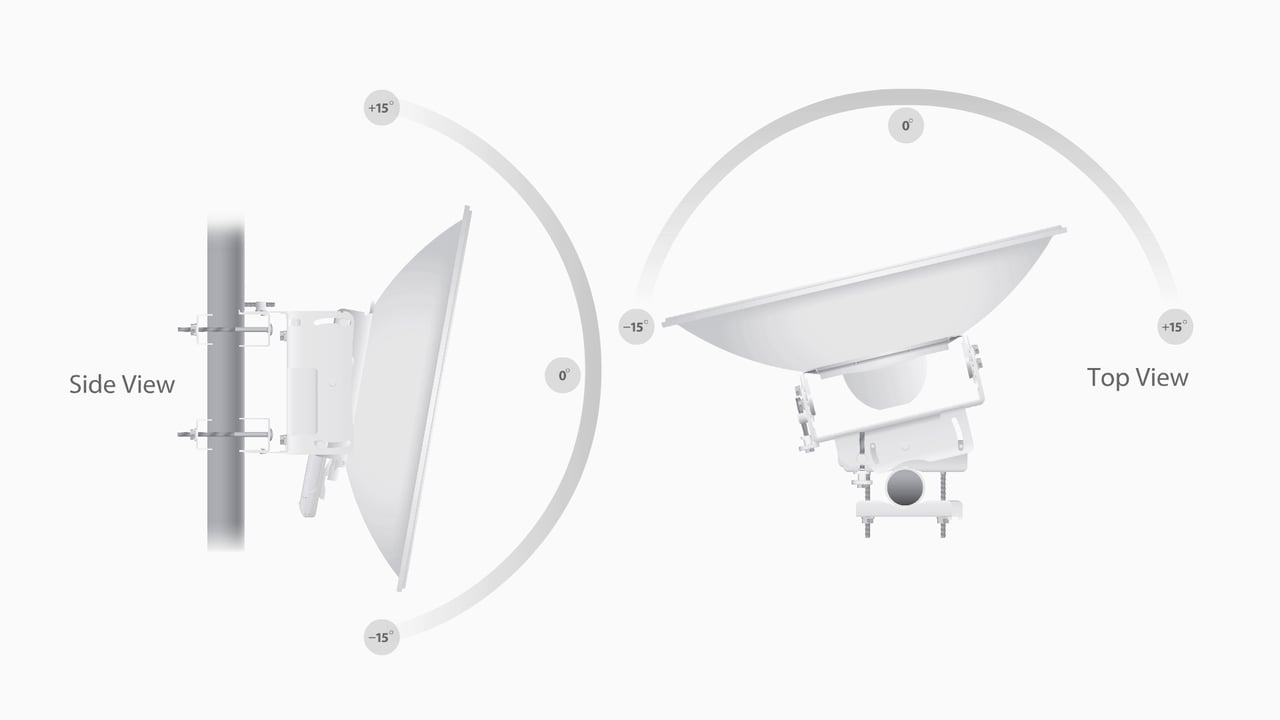 UBNT AF-3G26-S45 - airFiber DISH 26 dBi 3 GHz, Slant 45 Anten — görsel 5