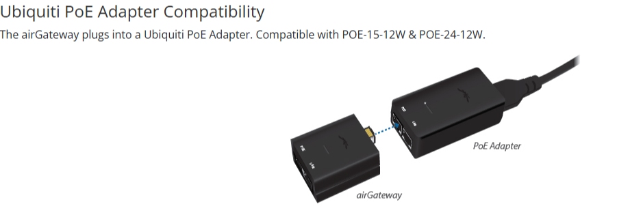 Ubnt  Ubiquiti airGateway LR Indoor AP Ext anten — görsel 5