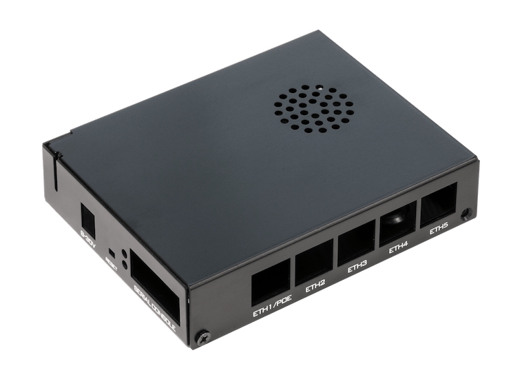 Mikrotik CA150 İç Mekan Alüminyum Kasa - RB450/RB450G/RB850Gx2 Uyumluluğu