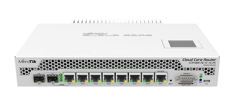 MikroTik CCR1009-7G-1C-1S+PC RouterOS L6 Router Firewall — Mikrotik CCR1009-7G-1C-1S+PC — görsel 3
