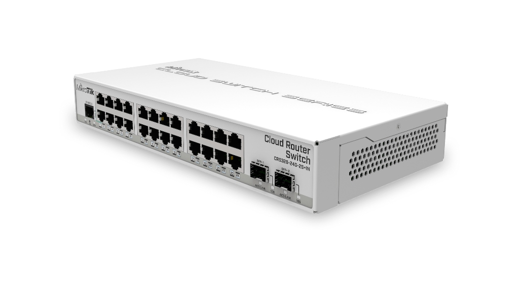Mikrotik CRS326-24G-2S+IN 24 Port Gigabit + 2 Port 10G SFP+ Masaüstü Yönetilebilir Switch