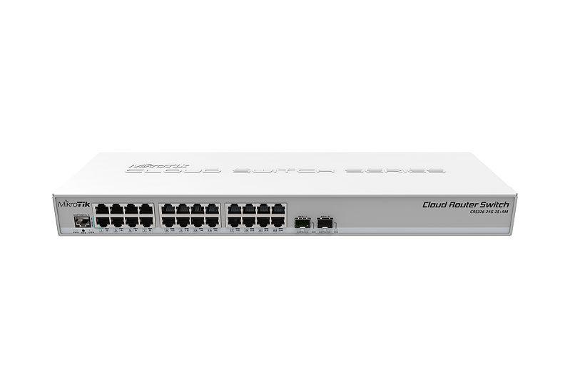 Mikrotik CRS326-24G-2S+RM with RouterOS L5 Firewall Router Switch