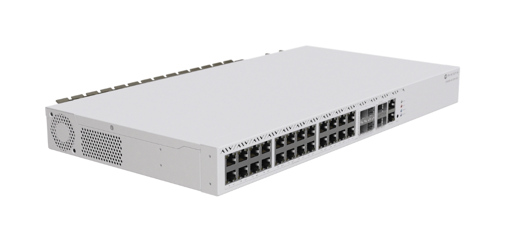 Mikrotik CRS326-4C+20G+2Q+RM 20× 2.5 GbE, 4× 10G SFP+ Yüksek Hızlı Switch