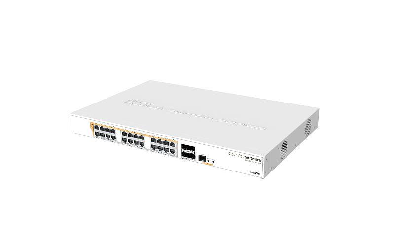 MikroTik CRS328-24P-4S+RM with RouterOS L5 Firewall Router Switch