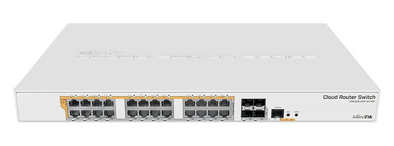 MikroTik CRS328-24P-4S+RM with RouterOS L5 Firewall Router Switch