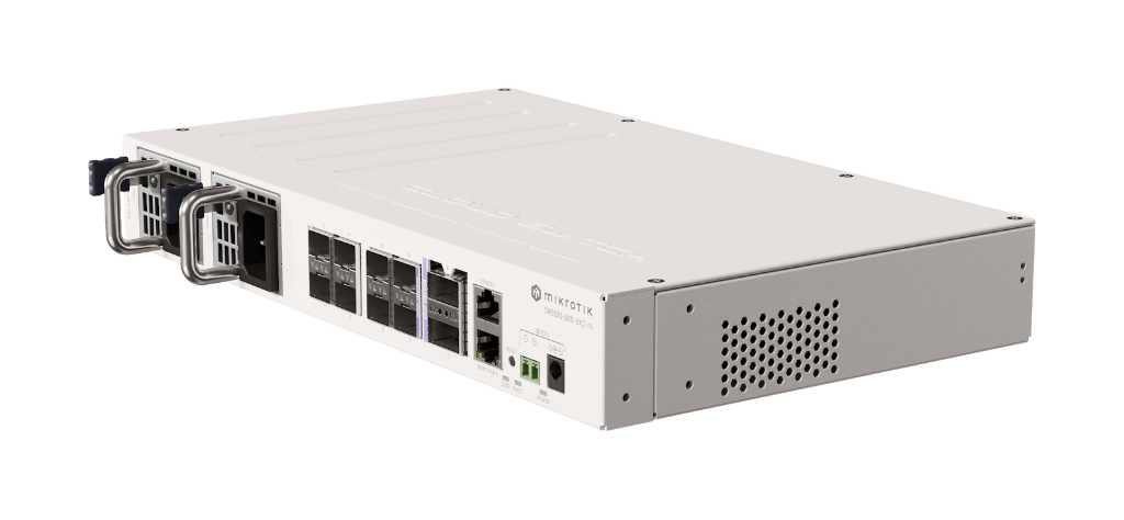 Mikrotik CRS510-8XS-2XQ-IN 100G Core Switch, 2×100G QSFP28 + 8×25G SFP28, MLAG Desteği