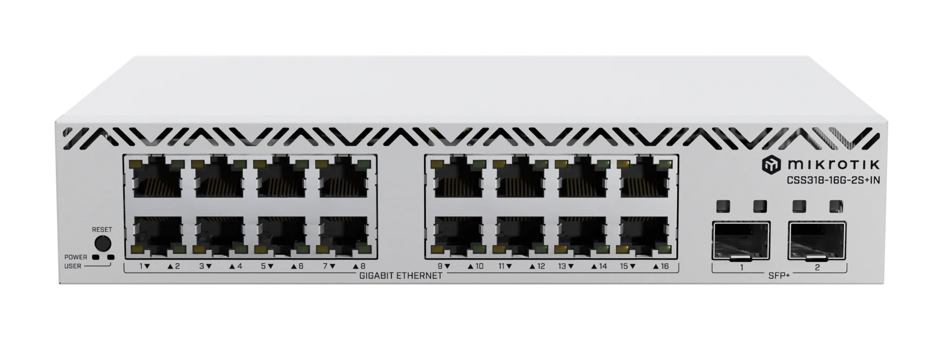 MikroTik CSS318-16G-2S+IN 16 Port Yönetilebilir Switch