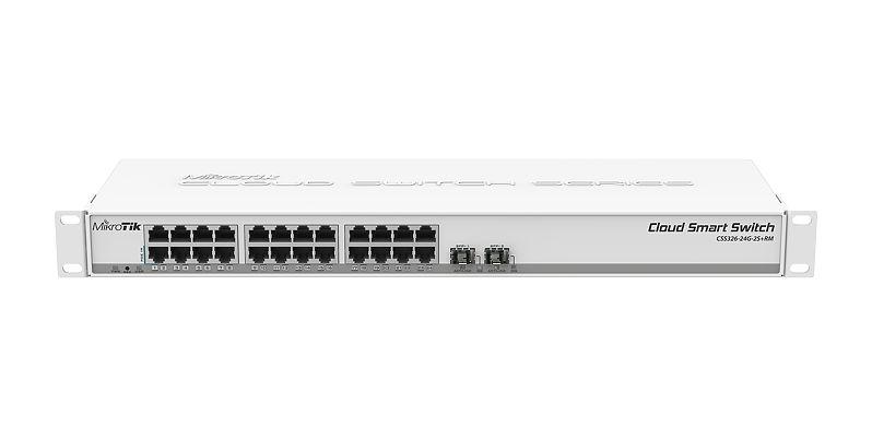 Mikrotik CSS326-24G-2S+RM 24 port Gigabit 2 SFP+ Management Switch