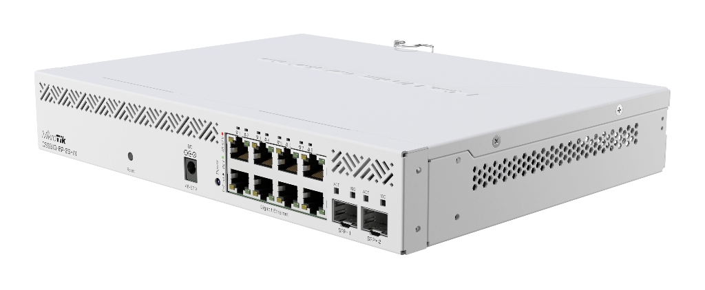 MikroTik CSS610-8P-2S+IN 8 Port Gigabit PoE Switch