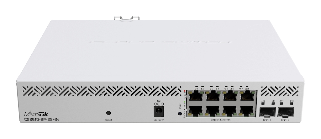 MikroTik CSS610-8P-2S+IN 8 Port Gigabit PoE Switch