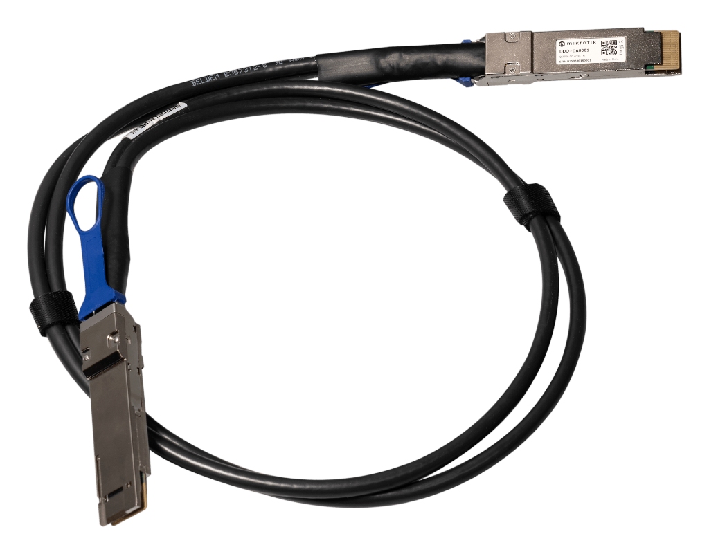 Mikrotik DDQ+DA0001 1m 400G QSFP-DD Direct Attach Cable