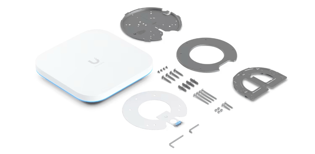UBNT UniFi E7 WiFi 7 Access Point - 10 Stream, 10GbE PoE++ Uplink, 6GHz - 1000+ İstemci Desteği — görsel 6