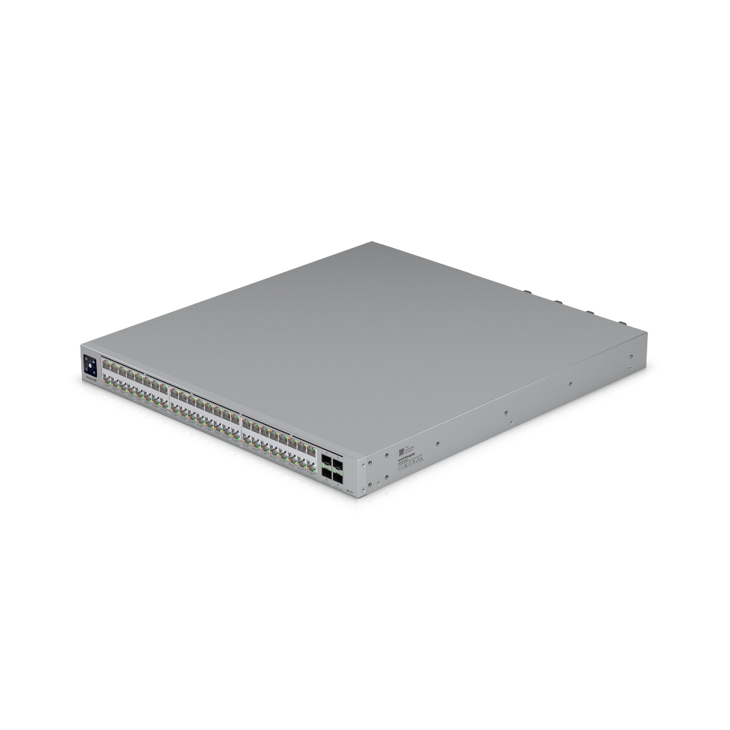 UBNT UniFi Enterprise Campus 48 PoE Switch (ECS-48-PoE 2150W) - 48 Port PoE+++ Destekli, 25G Uplink’li Layer 3 Kurumsal Kampüs Switch