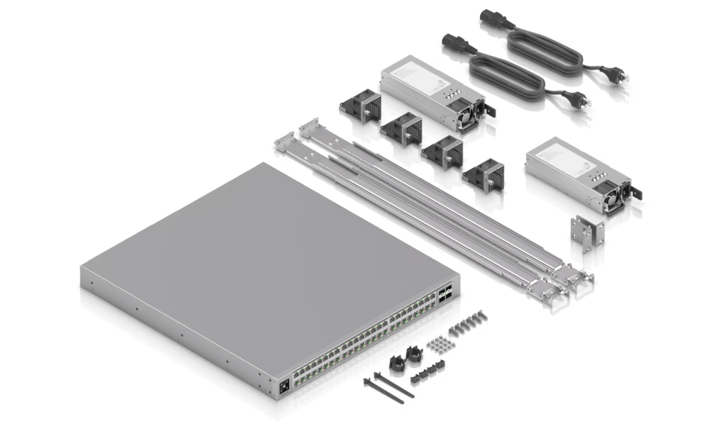 UBNT UniFi Enterprise Campus 48 PoE Switch (ECS-48-PoE 2150W) - 48 Port PoE+++ Destekli, 25G Uplink’li Layer 3 Kurumsal Kampüs Switch — görsel 5