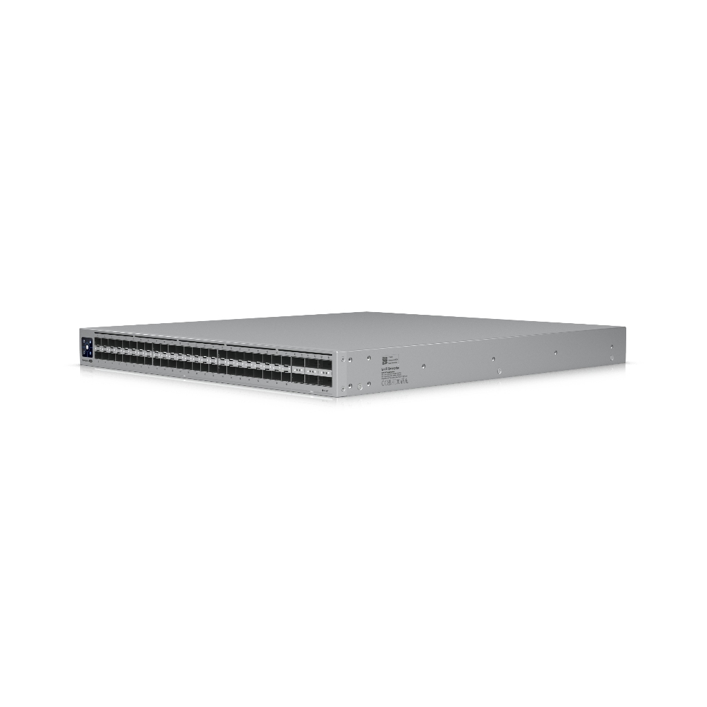 UBNT UniFi Enterprise Campus Aggregation Switch (ECS-Aggregation) – 48 Port 25G SFP28, 6 Port 100G QSFP28 ve MC-LAG Destekli 1.8 Tbps Layer 3 Aggregation Switch