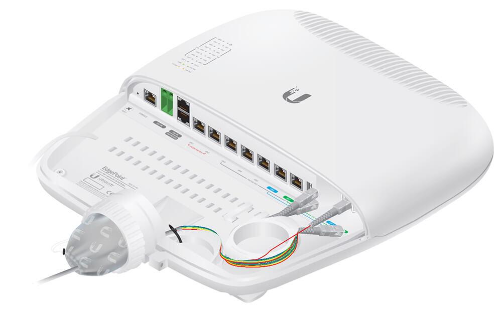 Ubnt Ubiquiti EP-R8 EdgePoint Router, 8-port Outdor POE Switch