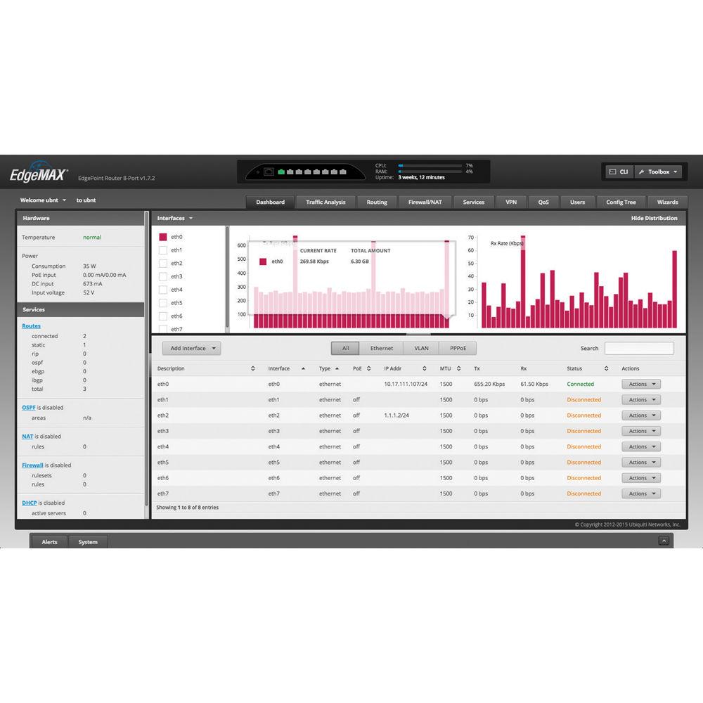 Ubnt Ubiquiti EP-R8 EdgePoint Router, 8-port Outdor POE Switch — görsel 4