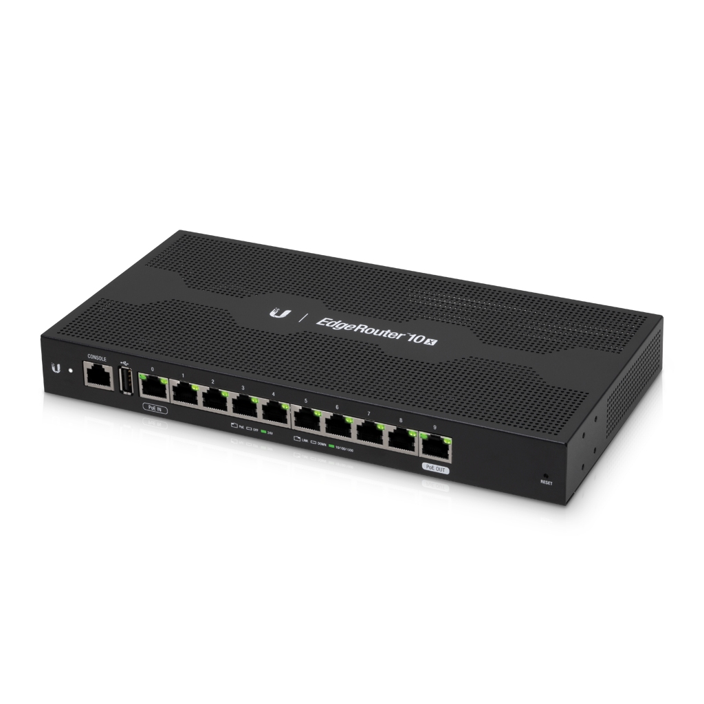 UBNT EdgeRouter 10 (ER-10) - 10 Gigabit RJ45 Port, PoE Giriş ve PoE Passthrough Destekli Profesyonel Router
