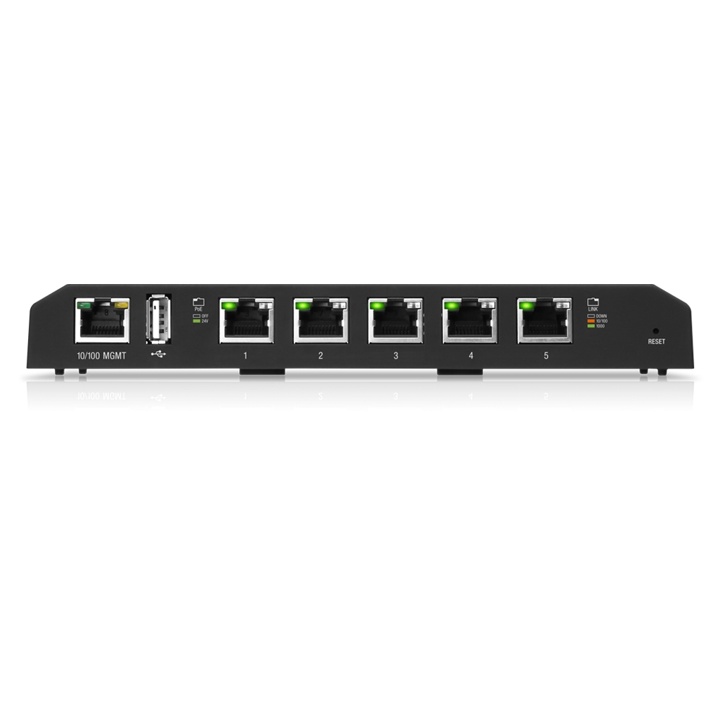 UBNT EdgeSwitch 5XP (ES-5XP) – 5 Gigabit PoE Portlu, Kompakt ve Güçlü Pasif PoE Switch
