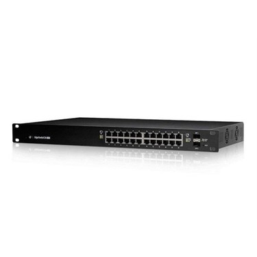 UBNT ES-24-250W - UBNT EdgeSwitch 24 Port 250W PoE+ Layer3 Yönetilebilir Switch