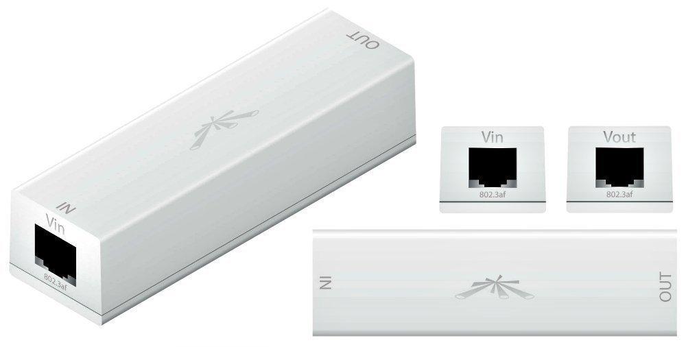 Ubnt Ubiquiti INS-8023AF-I Instant 802.3af 48V to 16V indoor Dönüstürücü (48volt POE 16V Pasif POE)