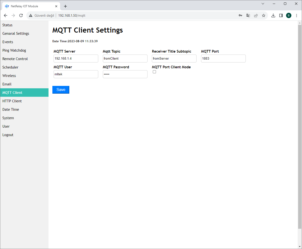 NetRelay IoT Development Board 4 Röle (PoE-Ethernet-WiFi Lan Relay) Geliştirme Kartı — görsel 11