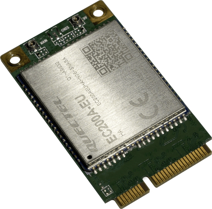Mikrotik R11eL-EC200A-EU | LTE Cat 4 mini-PCIe Modem (EU/EMEA)