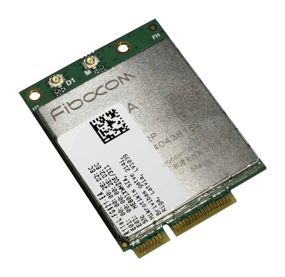 Mikrotik R11eL-FG621-EA | LTE Cat 6 mini-PCIe Modem (300 Mbps, B28 Desteği)