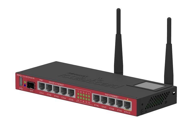 Mikrotik RB2011UiAS-2HnD-IN +SFP Router Firewall AP 