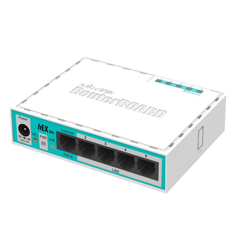 MikroTik RB750r2 - MikroTik hEX Lite 5 port L4 Soho Router — Mikrotik RB750R2 — görsel 2