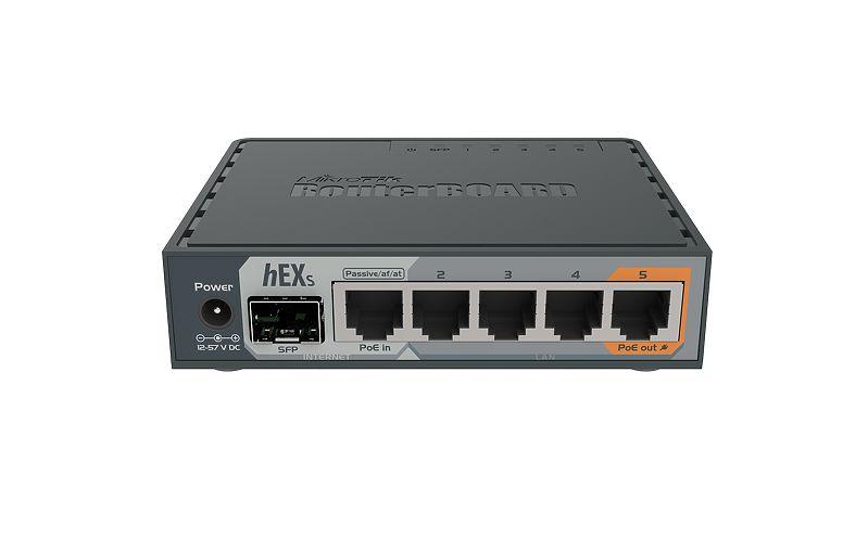 Mikrotik hEX S  Firewall Router + SFP (RB760iGS)