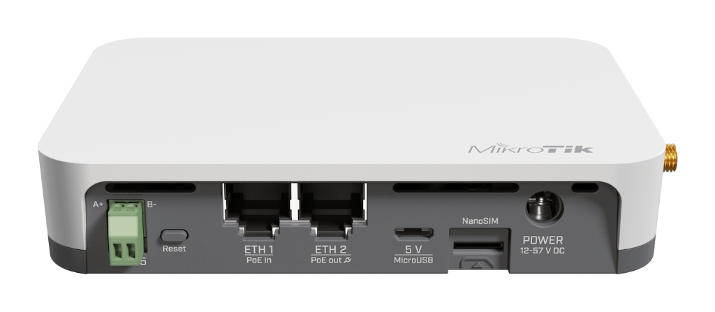 Mikrotik KNOT LR9G - RB924iR-2nD-BT5&BG770A&R11e-LR9G | 915 MHz LoRa® + LTE Cat-M1/NB2 IoT Geçidi