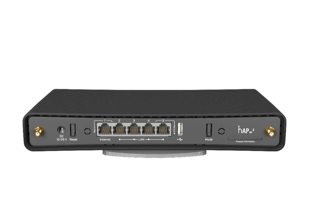 MikroTik hAP ac3 - RBD53iG-5HacD2HnD 5 Port Gigabit WiFi Router  — görsel 3