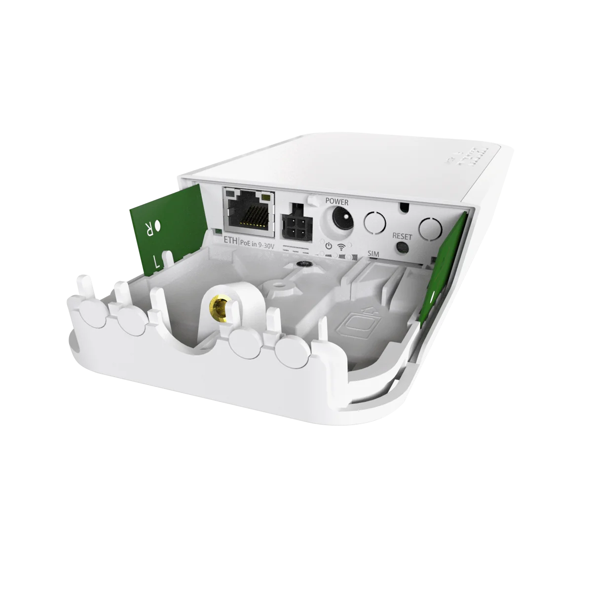 Mikrotik RBwAPR-2nD - Dış Ortam 2.4 GHz Erişim Noktası, miniPCIe LTE Yuvası, 300 Mbit/s Hız