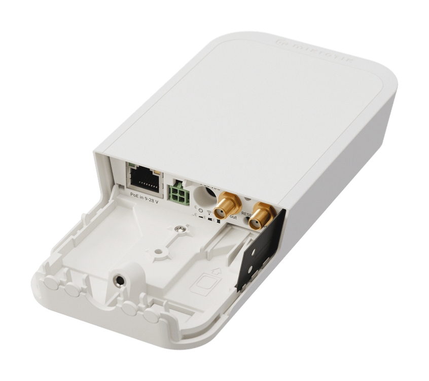 Mikrotik RBwAPR-2nD&R11e-LR8G LoRa® Dış Mekan IoT Ağ Geçidi | 2.4 GHz WLAN, PoE-in Desteği