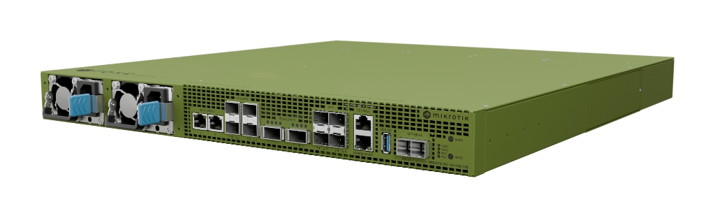 Mikrotik RDS2216-2XG-4S+4XS-2XQ 100G Data Server, 20× U.2 NVMe, 2× 100G QSFP28