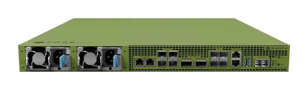 Mikrotik RDS2216-2XG-4S+4XS-2XQ 100G Data Server, 20× U.2 NVMe, 2× 100G QSFP28 — görsel 3