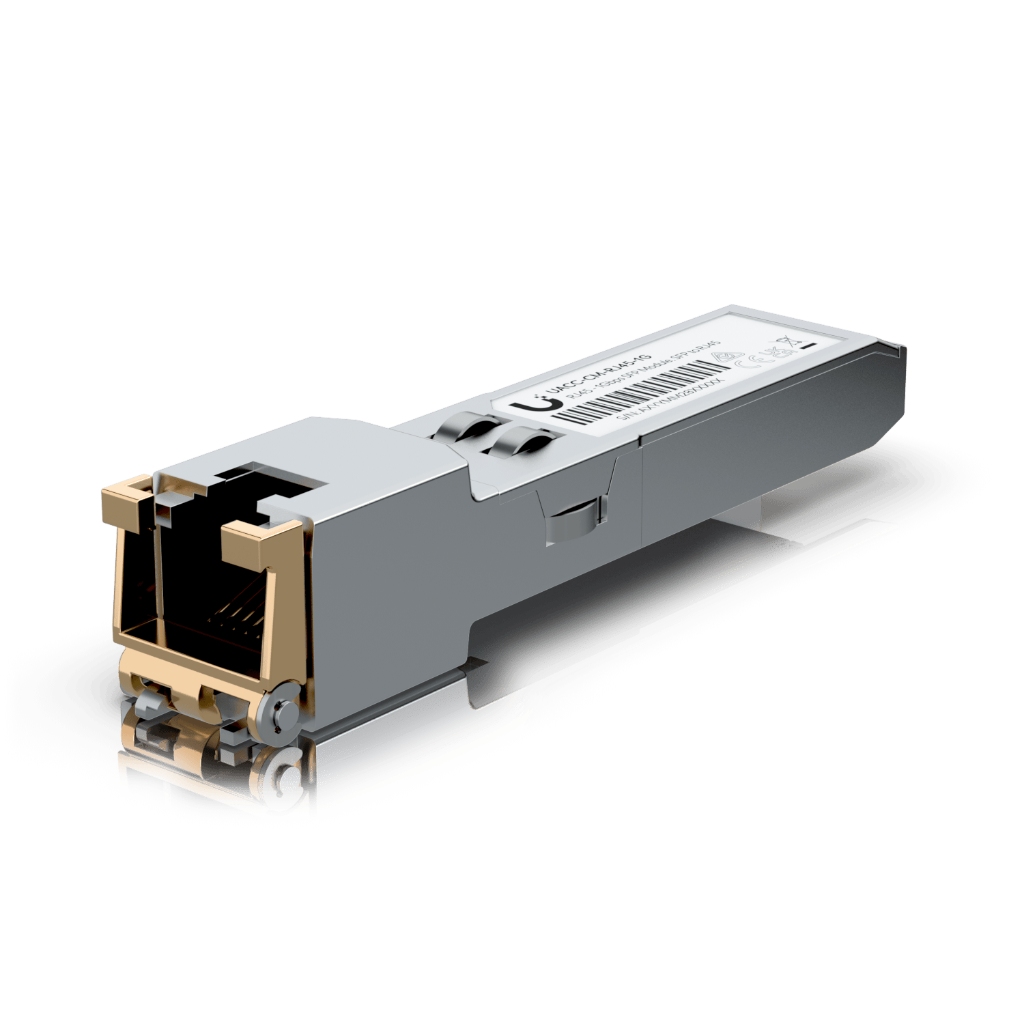 UBNT UACC-CM-RJ45-1G SFP to RJ45 Adaptör (1G) - Ubiquiti Networks RJ45 Gigabit Hız SFP Adaptörü