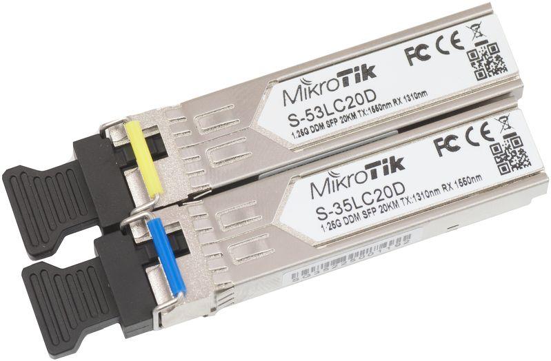 MikroTiK S-3553LC20D SFP 1.25G SM 20km T1310nm