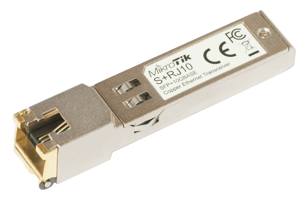 Mikrotik S+RJ10 10G Fiber to Copper SFP Modül - 10M/100M/1G/2.5G/5G/10G Destekli
