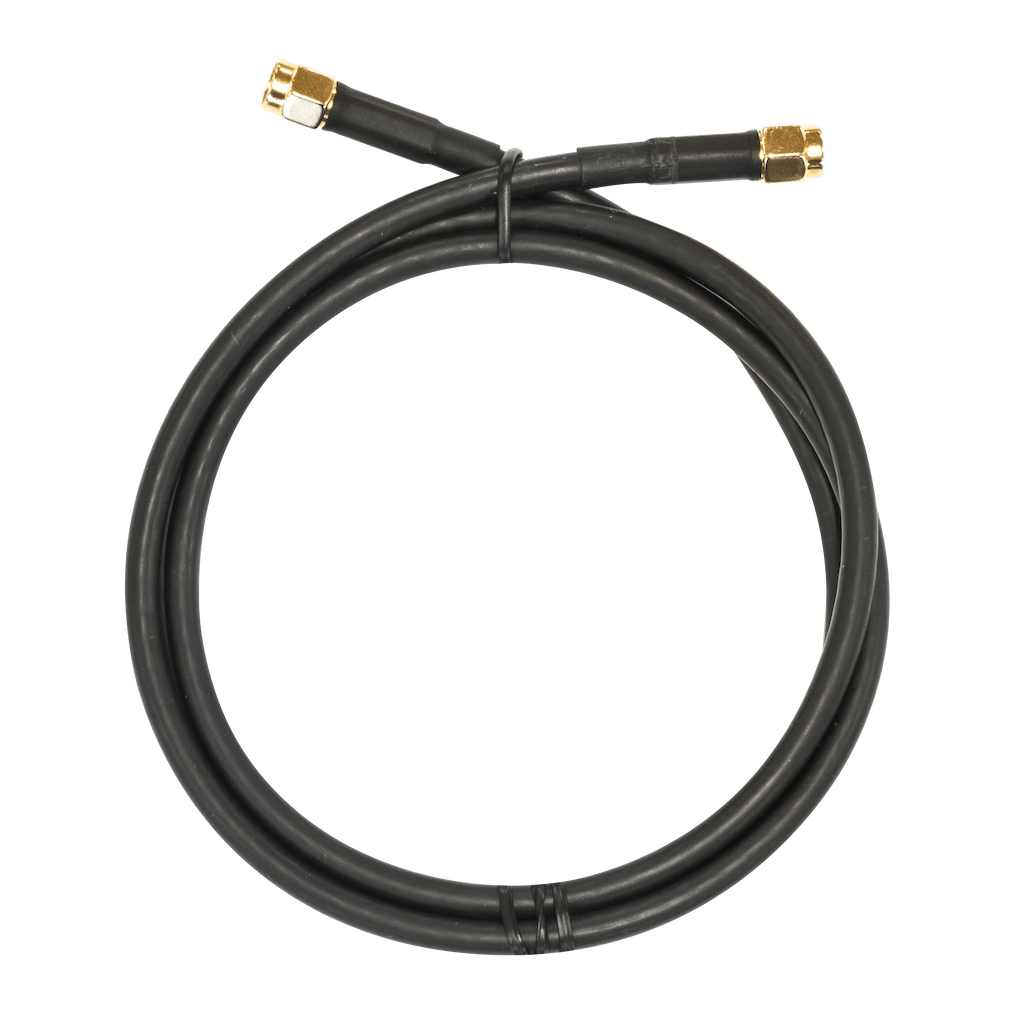 Mikrotik SMASMA | 1 Metre SMA↔SMA 50 Ω Düşük Kayıp RF Kablo, LTE/5G Uygulamaları için