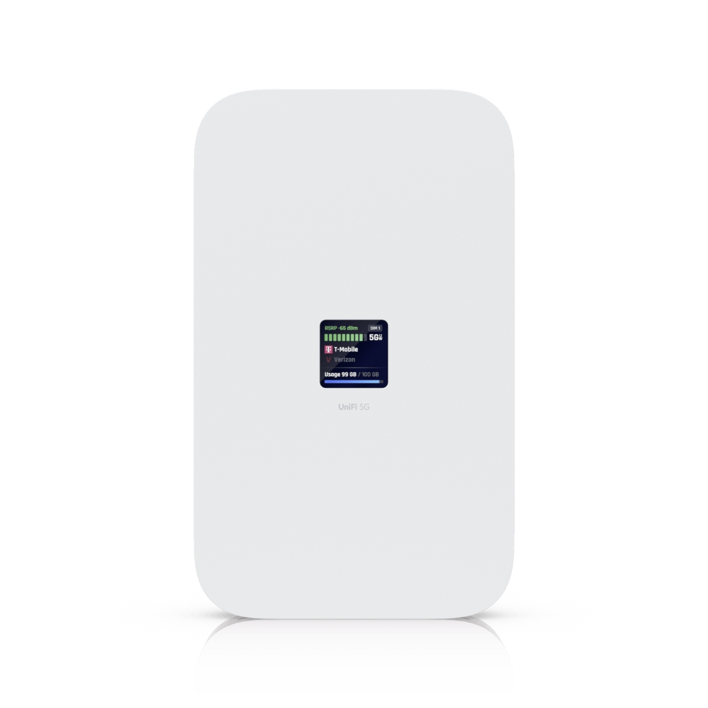 UBNT UniFi 5G Max (U5G-Max) | 3.4 Gbps 5G, Çift SIM/eSIM UniFi Modem