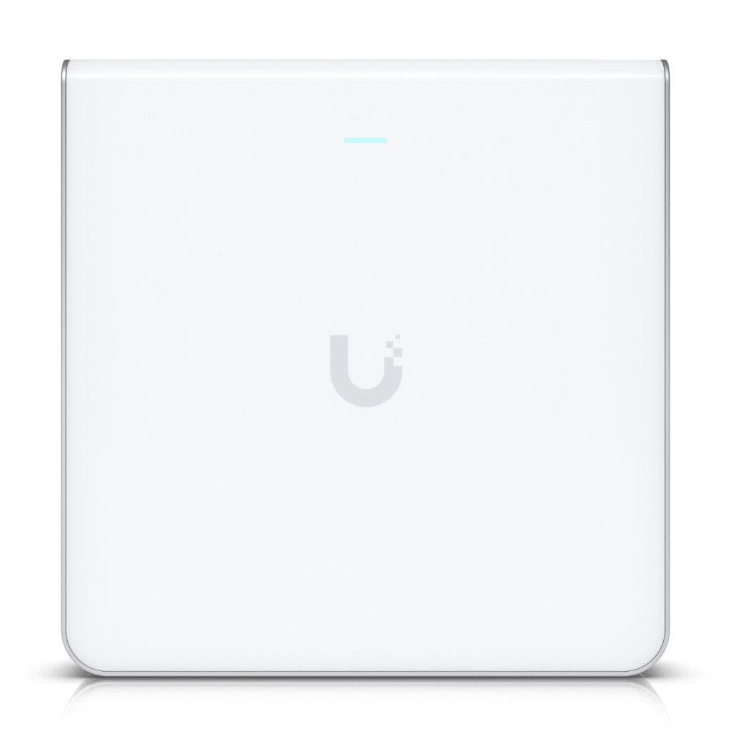 UBNT UniFi U6 Enterprise In-Wall U6-Enterprise-IW WiFi 6E 6 GHz Duvar Tipi AP – 10 Stream, 2.5 GbE, 4 Port Switch + PoE Out