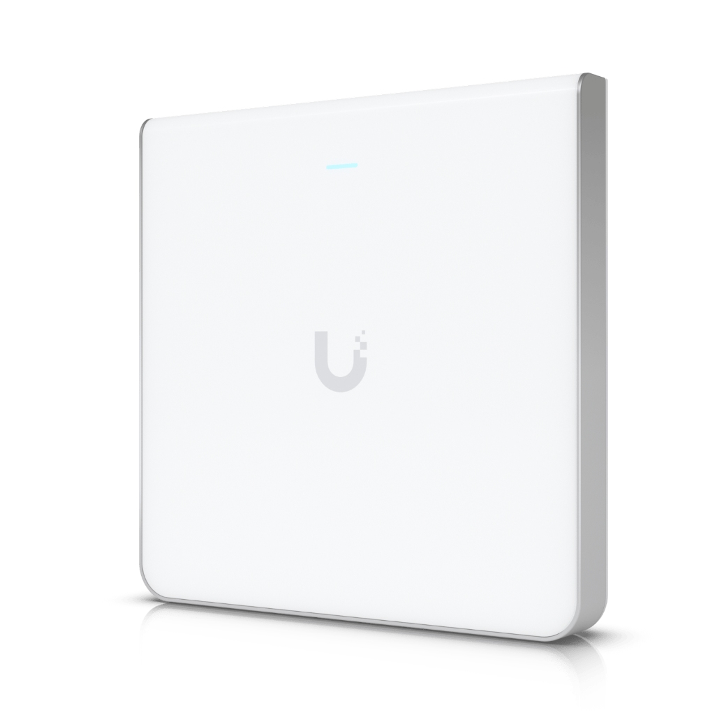 UBNT UniFi U6 Enterprise In-Wall U6-Enterprise-IW WiFi 6E 6 GHz Duvar Tipi AP – 10 Stream, 2.5 GbE, 4 Port Switch + PoE Out