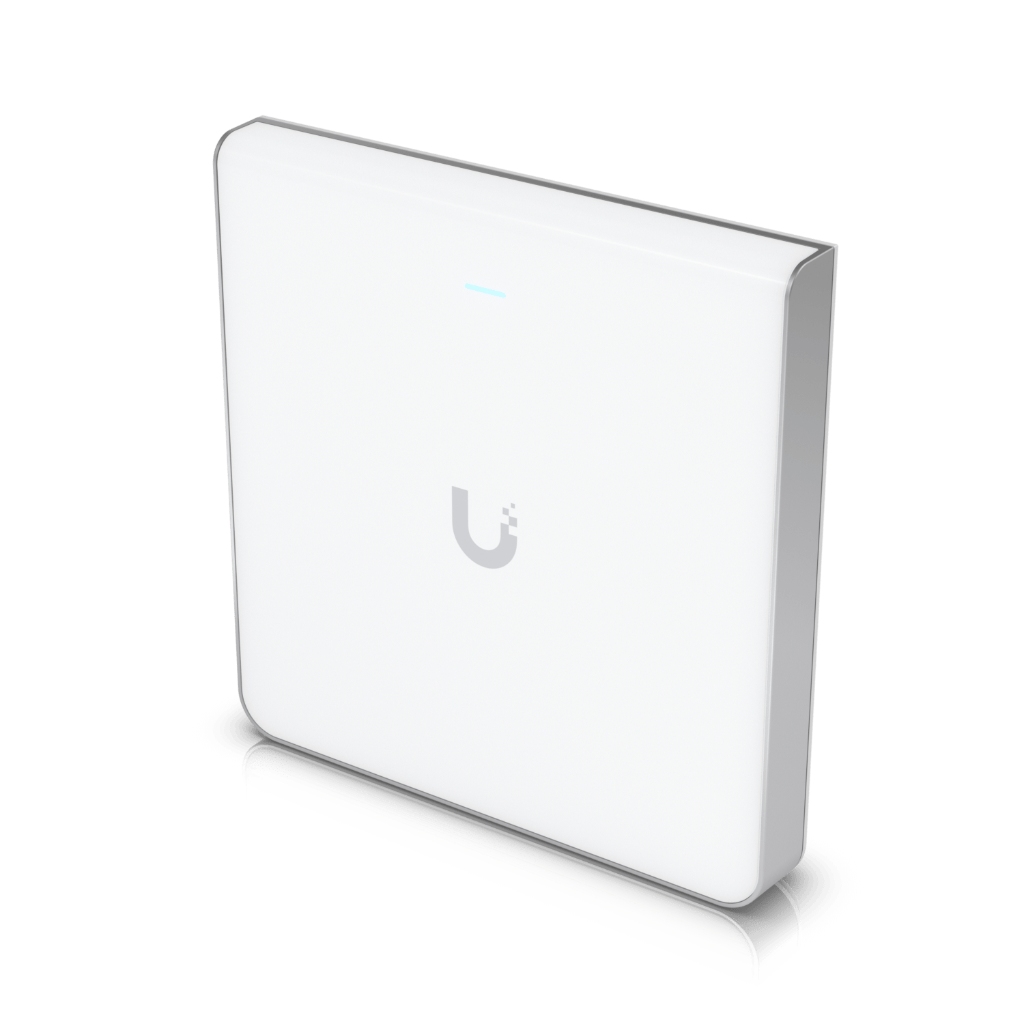 UBNT UniFi U6 Enterprise In-Wall U6-Enterprise-IW WiFi 6E 6 GHz Duvar Tipi AP – 10 Stream, 2.5 GbE, 4 Port Switch + PoE Out — görsel 3