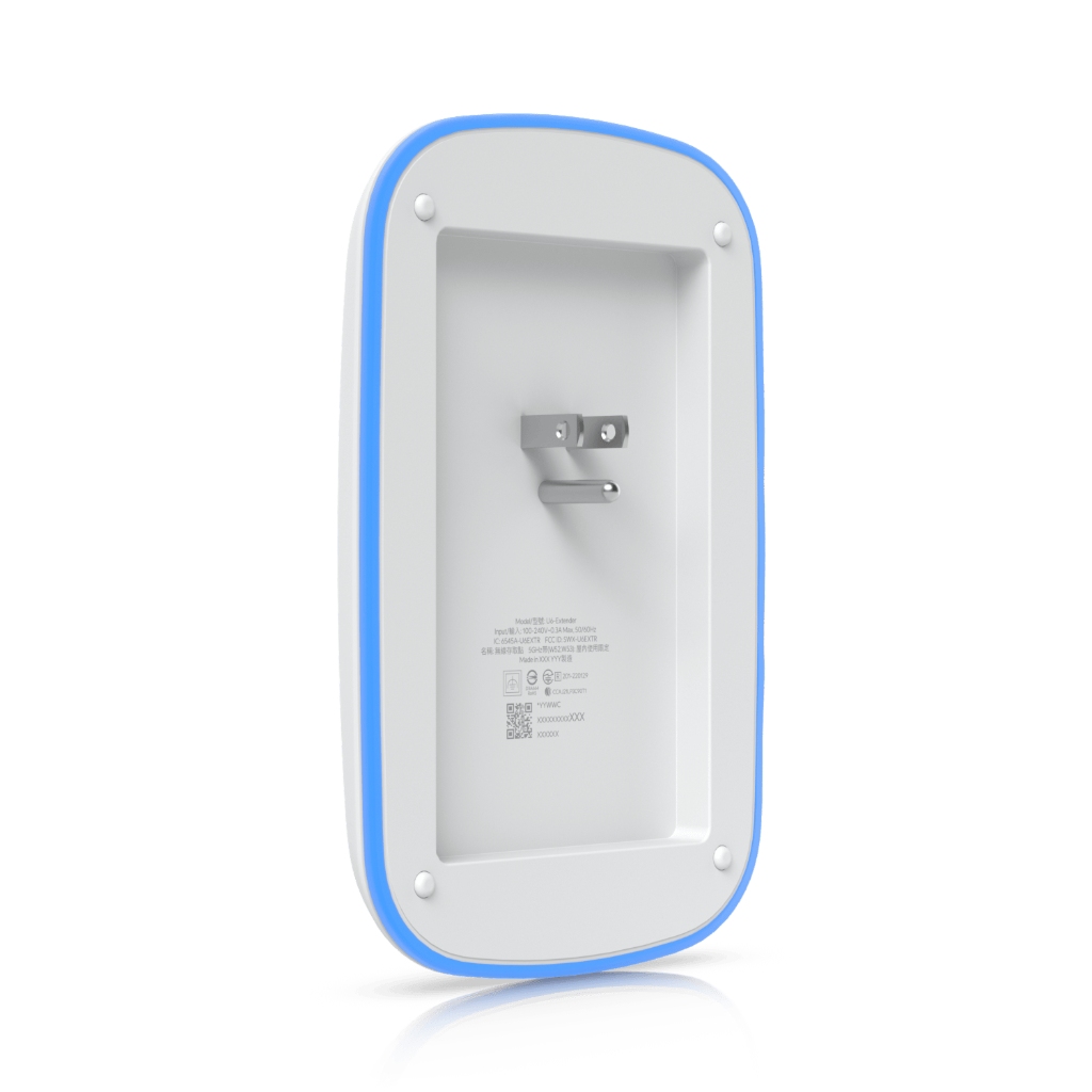 UBNT UniFi U6 Extender WiFi 6 Priz Tipi Mesh Kapsama Genişletici – 6 Stream, Kablosuz Uplink (U6-Extender)