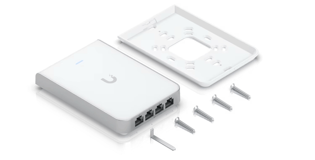 UBNT UniFi U6 In-Wall (U6-IW) WiFi 6 Duvar Tipi Access Point ve 4 Port GbE Switch, PoE Out – Otel Odası İçin İdeal — görsel 9