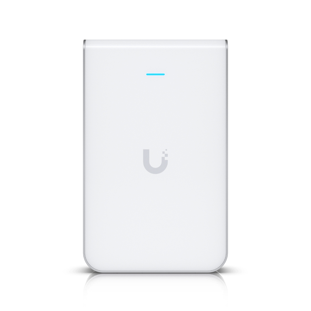 UBNT UniFi In-Wall HD (UAP-IW-HD) Duvar Tipi WiFi 5 Access Point - 6 Stream, 4 Port GbE Switch, PoE/PoE+, 90 m² Kapsama