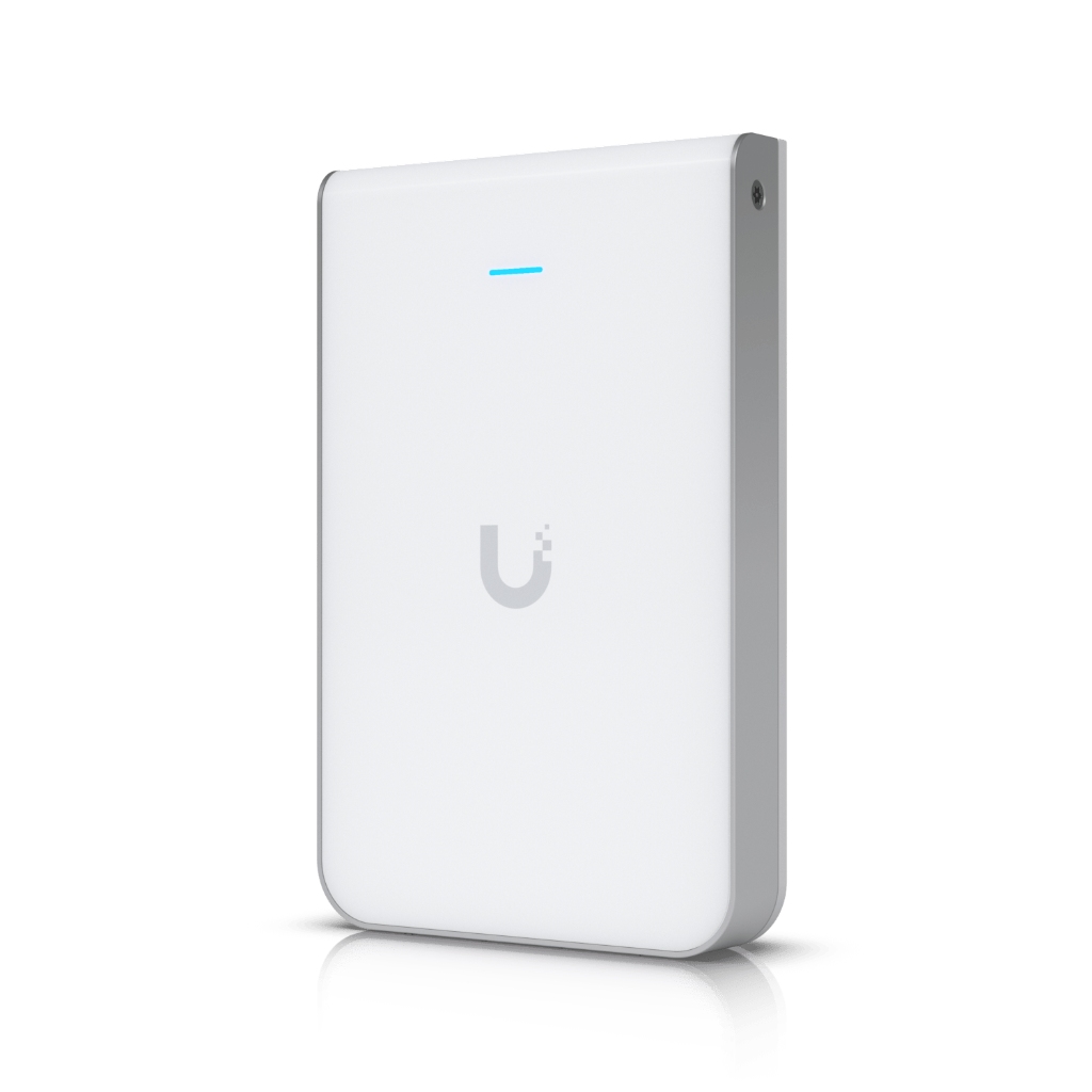 UBNT UniFi In-Wall HD (UAP-IW-HD) Duvar Tipi WiFi 5 Access Point - 6 Stream, 4 Port GbE Switch, PoE/PoE+, 90 m² Kapsama